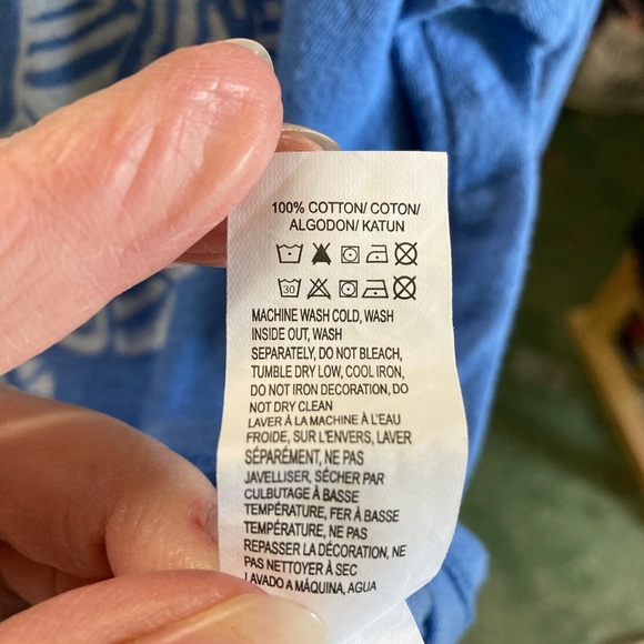 Lucky Brand Cotton Long Sleeve Tee Sz Small - Picture 4 of 8